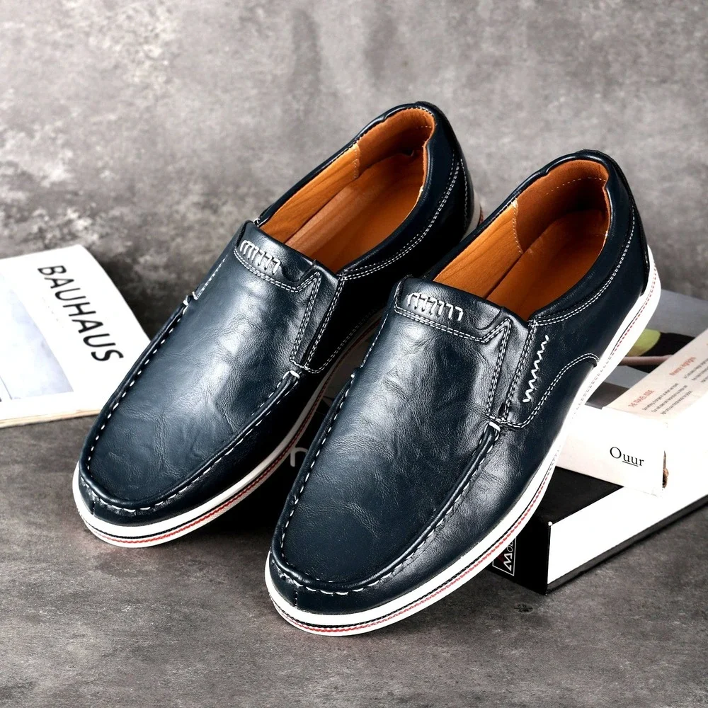 Men's‎ Casual Loafers Slip on Shoes Blue US Size 13